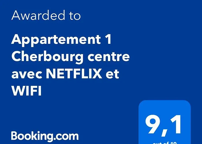 1 Centre Avec Netflix Et Wifi アパート シェルブール・アン・コタンタン